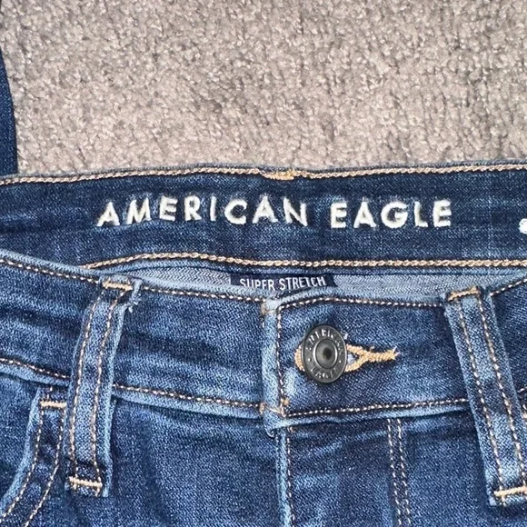 American Eagle Outfitters Women's Indigo Skinny Jeans - Picture 2 of 6